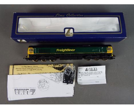 Lima - A boxed Lima #205229 Limited Edition no.203 of 750 OO gauge Class 66 diesel locomotive, Op.No.66501 'Japan 2001' in Fr