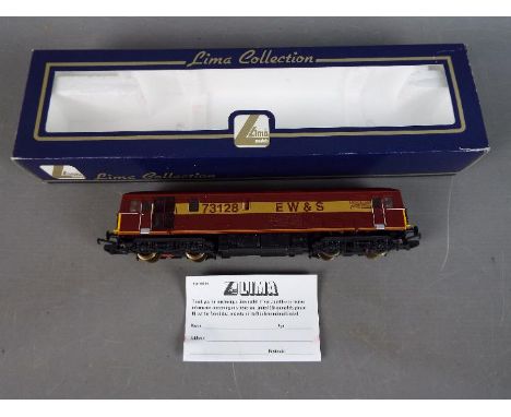 Lima - A boxed Lima #204742 OO gauge Class 73 diesel locomotive, Op.No.73128 in EW&amp;S livery. Model appears to be in Mint 