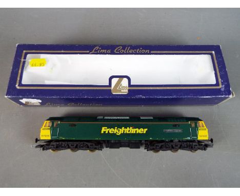 Lima - A boxed Lima #204686 OO gauge Class 57 diesel locomotive, Op.No.57011 'Freightliner Challenger' in Freightliner livery