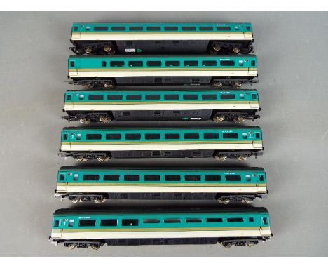 Lima - Six unboxed Lima OO gauge Midland Mainline passenger coaches. Lot includes Lima #305410; #305418 and similar. Coaches 
