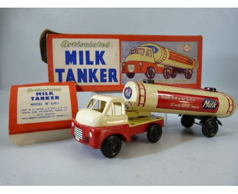Boxed Articulated Milk Tanker 'Toytown Daries Ltd'  Model no 9/611. 