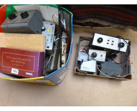 Selection of model Railway controls