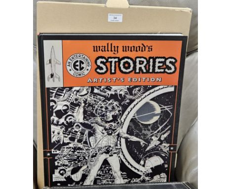 WALLY WOODS STORIES ARTISTS EDITION THE LARGE COMIC BOOK STYLE HARDBACK BOOK     