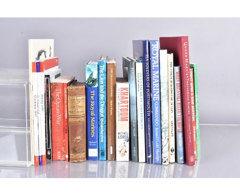 An assortment of military reference books, to include The Royal Marines 1664 to the Present by Richard Brooks, Royal Marine C