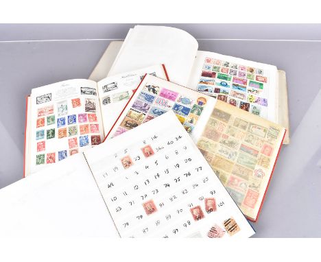 A collection of Victorian and Later British and Overseas stamps, including Penny Reds, 2d Blues, Victorian Jubilee part set, 