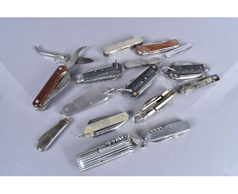 A collection of Pocket and Jack knives, including a Joseph Rodgers &amp; Son No.6, an Imberson example with clippers, British