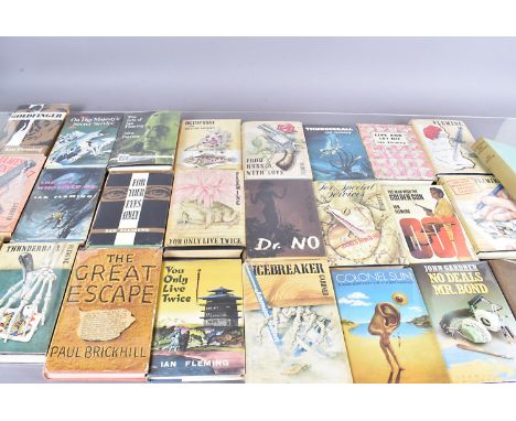 James Bond, a collection of James Bond books by Ian Fleming, to include Dr No, On Her Majesties Secret Service, You Only Live