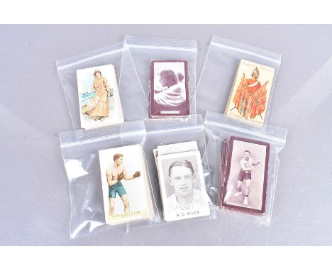 Odd Cigarette Cards and Trade Cards 1900-1930, various examples, Wills, Scissor Cigarettes, British Army Boxers Series 1913 (