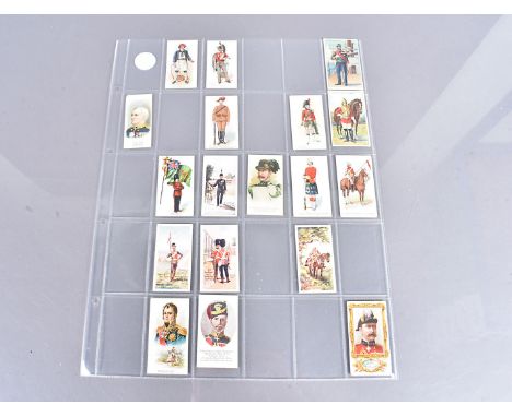 Late 19th Century and Later Military Themed Cigarette and Trade Card Odds, mainly historical subjects, various examples, Will
