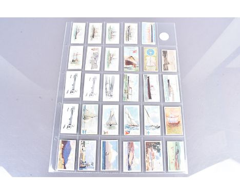 Late 19th and Early 20th Century and Later Transport Cigarette and Trade Card Odds,  various examples, Cope Bros Boats of the