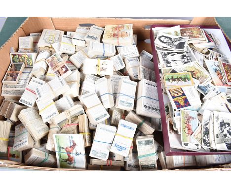Large Collection of Mainly Pre-war Cigarette and Trade Cards, various examples, various subjects and sizes odd cards, possibl