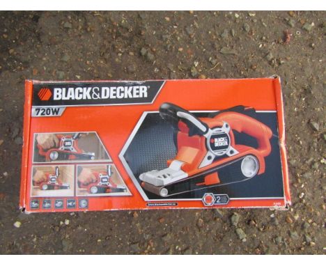 Black &amp; Decker belt sander from a house clearance 