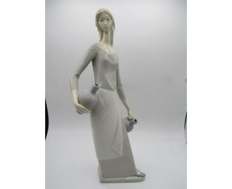  Nao woman with jug 16" tall