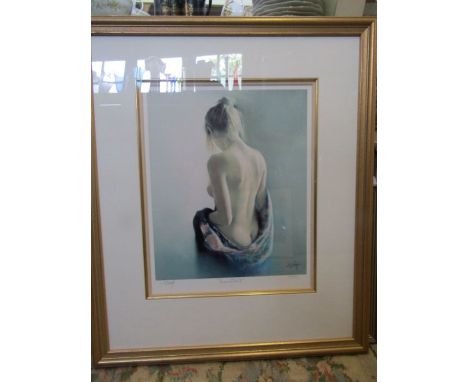 'Pensamientos II' ltd edition print on Giclee, with cert on rear 66x55cm