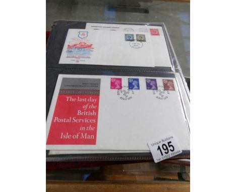 In excess of 250 un-adressed Isle of Man first day covers from July 1973 to January 2001 and other Isle of Man postal interes