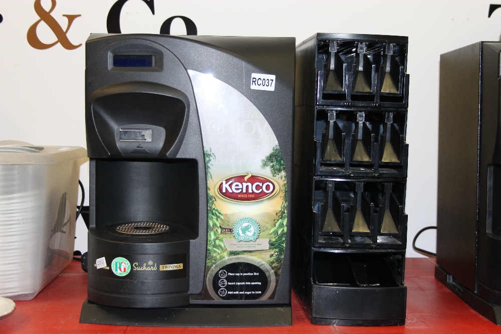 Kenco Coffee Machine pod type 1ph + Pod Dispenser