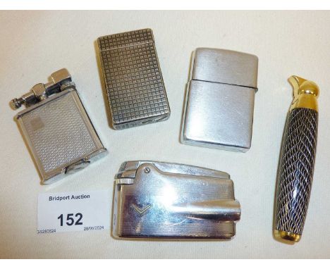 Vintage lighters, inc. a Colibri, Molectric BB, Polo, Ronson and Zippo