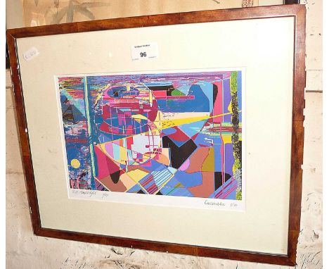 Abstract colour print 1/10 by R.H. Macknight