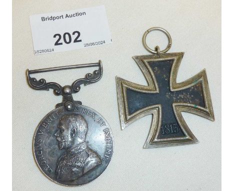 George V Army WW1 Long Service and Good Conduct silver medal awarded to 5429141 SJT. C. COLLYER D. ... L. I., together with a