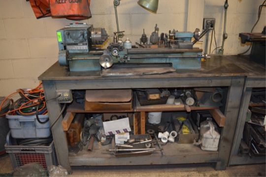 Nice Working Condition Made In Austria Comes On Metal Bench