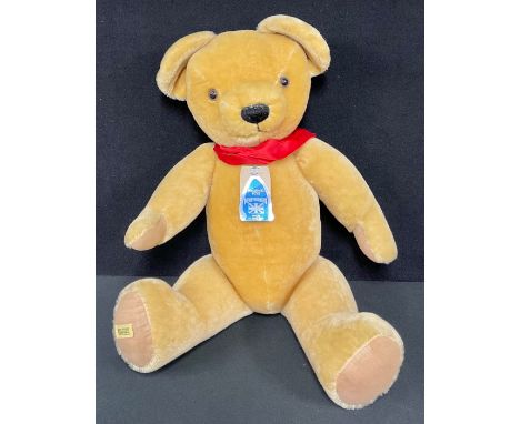Toys &amp; Juvenalia - a 1980s mohair Merrythought teddy bear, 74cm high overall