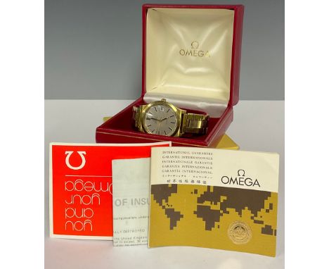 Omega Automatic Geneve watch boxed &amp; paperwork