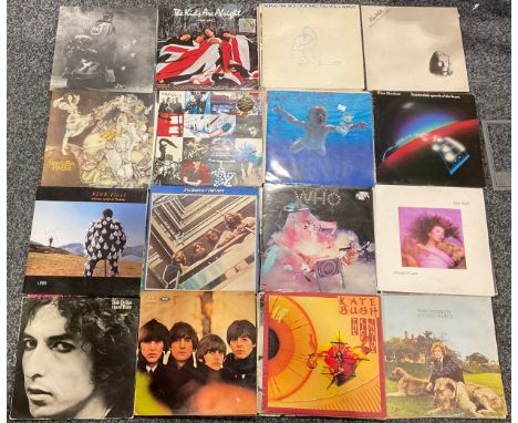 Vinyl Records - LP's - including Nirvana; Pink Floyd; Jethro Tull; The Beatles; Kate Bush (4); Bob Dylan; Janice Joplin; Crea