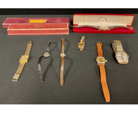 Watches - Tissot manual wind 17 jewel square gold plated wristwatch others mechanical Accurist, Sindhi super slim, Avia ladie