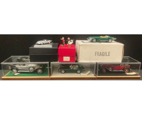 Toys &amp; Collectables - Rolls Royce Silver Ghost, 1961 E Type Jaguar, Corgi Classics 40th anniversary limited edition E Typ