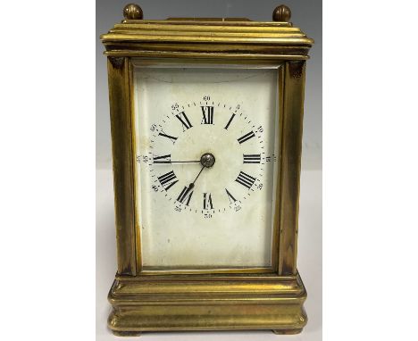 A 19th century striking carriage clock (Gorge case), 12.5cm x 7.2cm