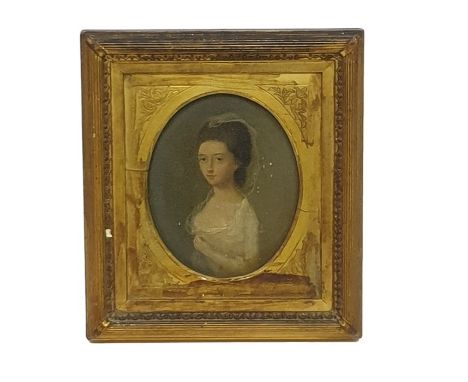                                     Late 18th century            Oil on canvas             Portrait of Miss Anne Walker, in o