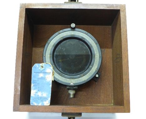 A Pioneer Instruments compass, type 1809-3-A, 1941, U.S.A., (Pioneer part of Bendix Aviation)