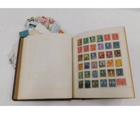 Philately. A German and European stamp album and various first day covers. (a quantity)