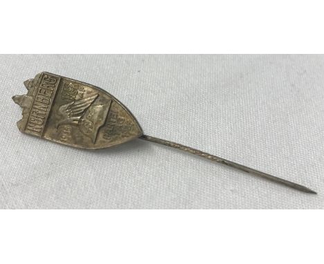 A German WWII style Nuremburg Rally stick pin.  