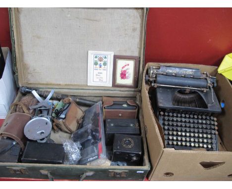 Box Cameras scales, typewriter. 2 Boxes