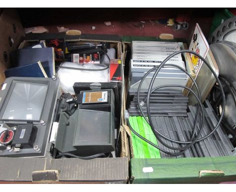 BAIA Instaview 120 Dual 8 Electric Drive, model 07300. Chinon Dual Master Super-8 reels, tape boxes etc:- Two Boxes.
