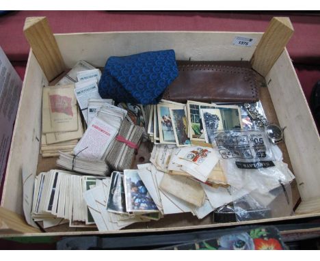 A &amp; B.C Weetabix, New Generation Football, cigarette, Kensitas silks, and other trade cards, coinage, Eterna automatic, a