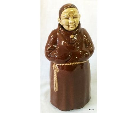 An early Cortendorf (Pre Goebel) World War II Monks decanter 26cm tall