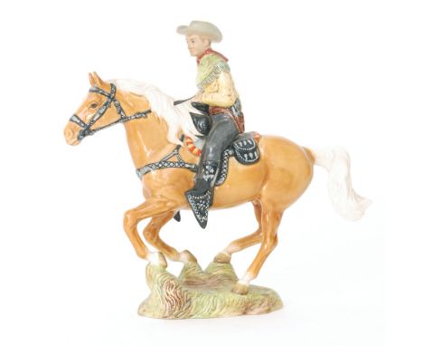 A Beswick Canadian mounted cowboy, model 1377, impressed and printed oval mark