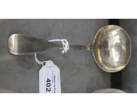 A George III silver sauce ladle, London 1807 £20-30