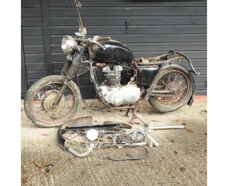 Amended - A 1970 Triumph Saint vintage motorbike, barn find, with some paperwork, registration ELA 154J