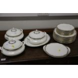 A Royal Doulton "Rhodes" pattern part combination service