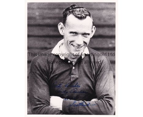 ANDY ANDERSON / HEARTS / AUTOGRAPH      A signed 10" X 8" black &amp; white portrait photograph.   Good