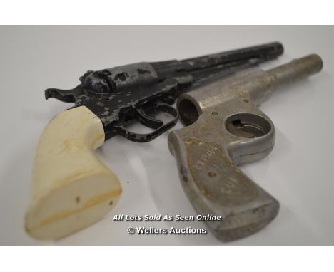*VINTAGE REMINGTON TOY GUN AND BRITISH CUB TOY GUN PART [LQD197]