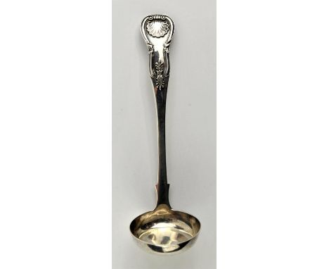 Victorian Scottish silver Queens patterned Toddy Ladle by SW Glasgow 1873
