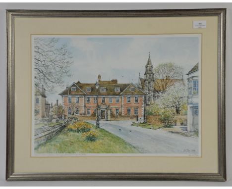 Ltd signed print by Bill Toop, Salisbury Theological College