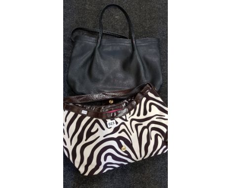 PREOWNED HENRY BEGUELIN LEATHER HANDBAG AND AN AS NEW TED BAKER BAG