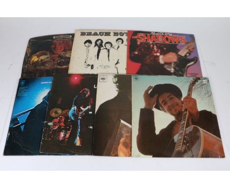 7 x Rock LPs. Beachboys - Greatest Hits (ST 21628). Johnny Cash - Johnny Cash At San Quentin. Cream - Live Cream (2383 016). 