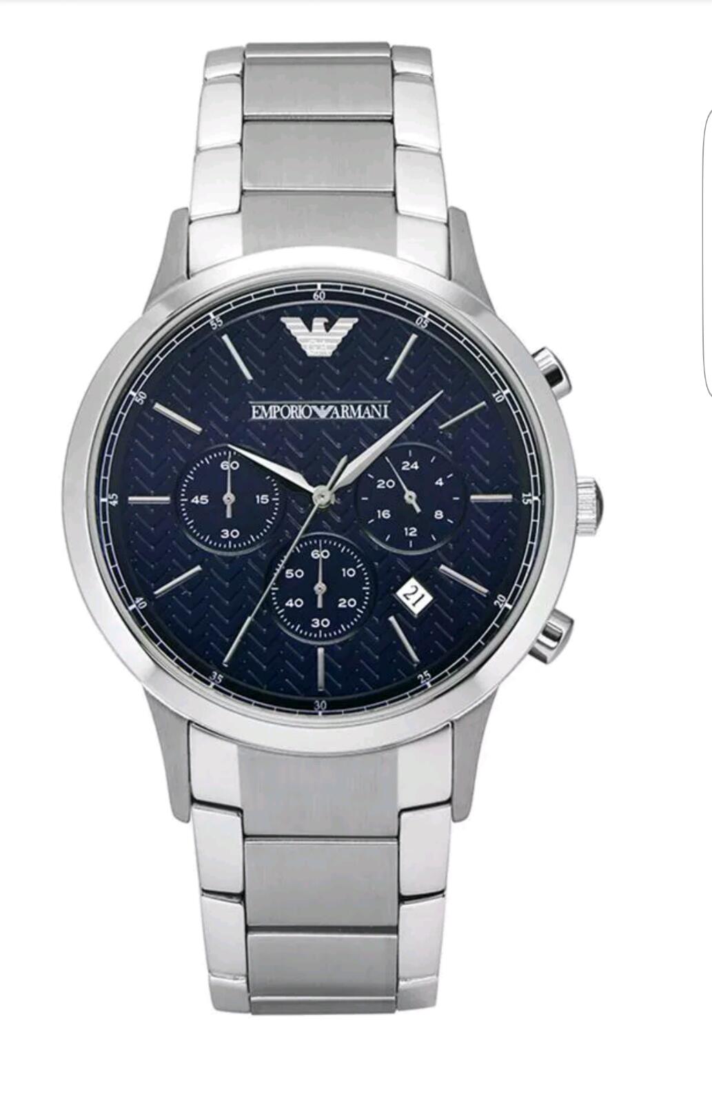 BRAND NEW EMPORIO ARMANI AR2486, GENT'S CLASSIC CHRONOGRAPH DESIGNER ...