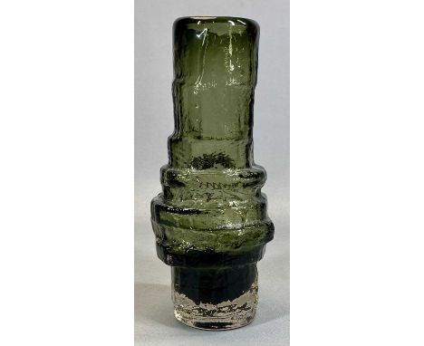 WHITEFRIARS GLASS WILLOW HOOP VASE, by Geoffrey Baxter, 29.5cms (h)Provenance: deceased estate Denbighshire